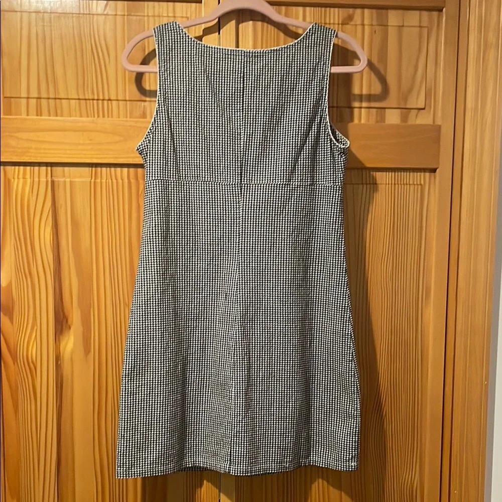 J. Crew Black and White Checkered Midi Dress - Picture 5 of 5